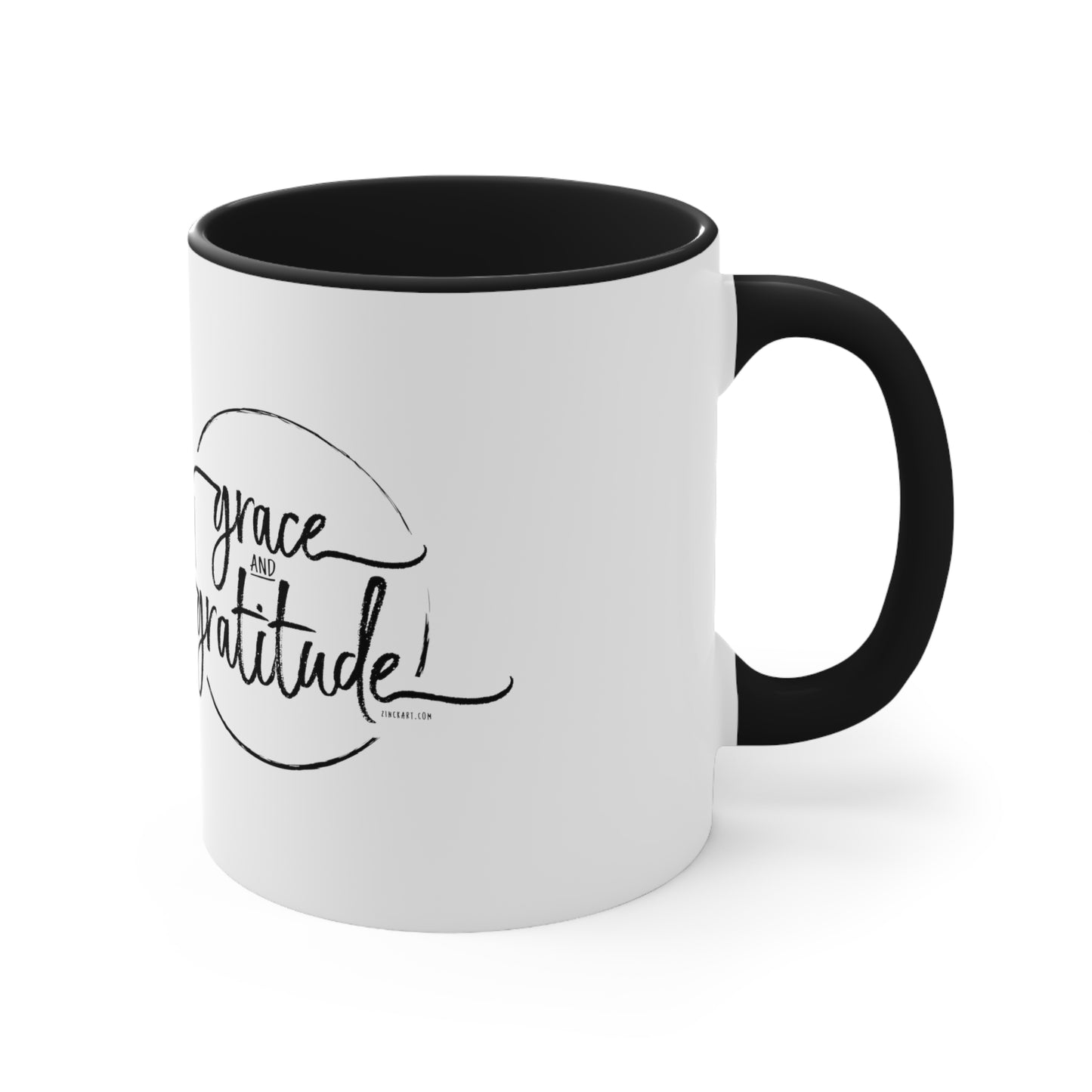 Grace and Gratitude Circle Coffee Mug, 11oz