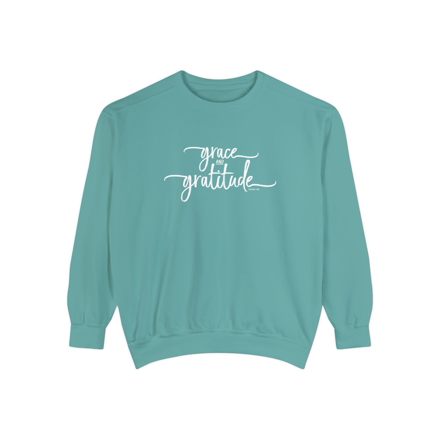 Grace and Gratitude Unisex Garment-Dyed Sweatshirt