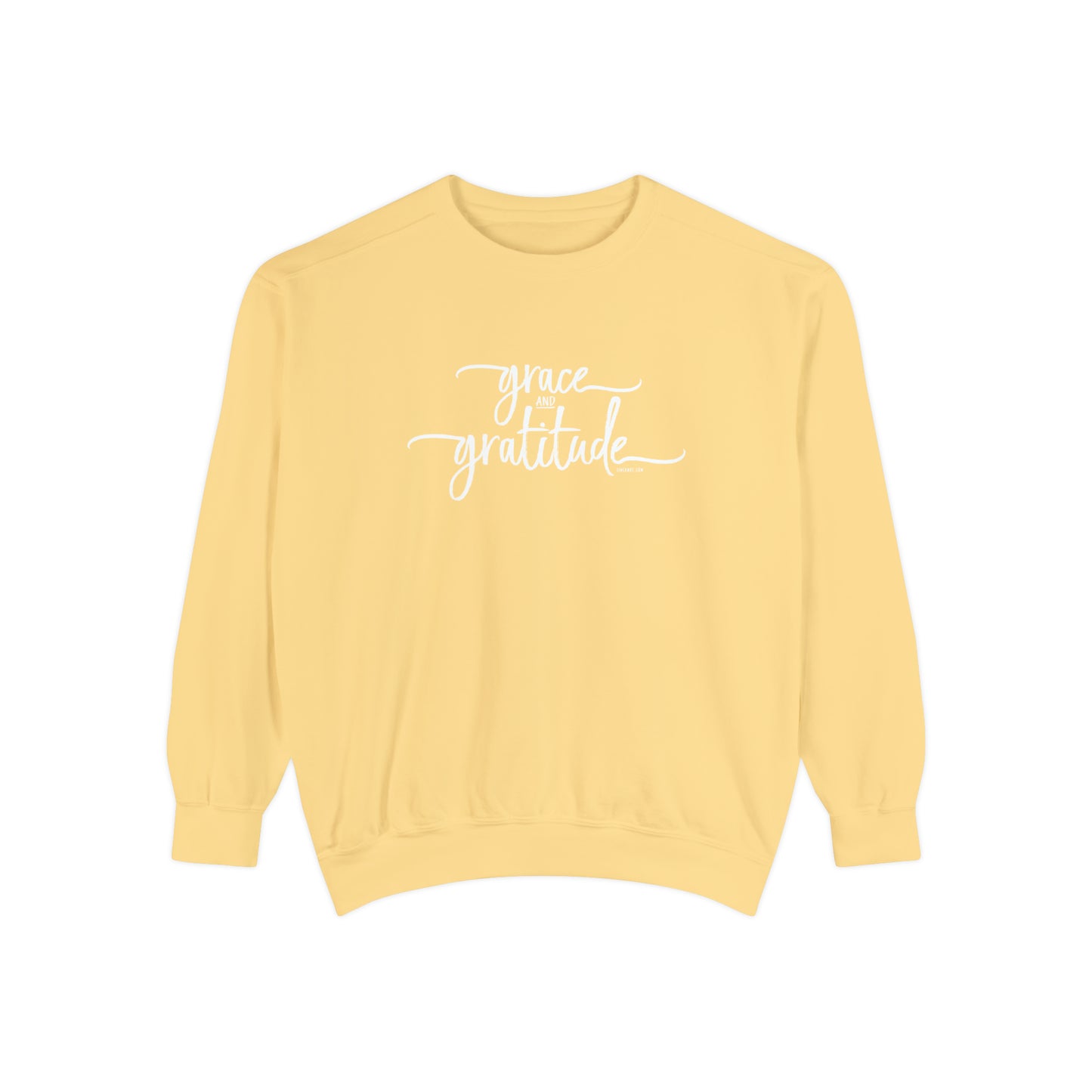 Grace and Gratitude Unisex Garment-Dyed Sweatshirt