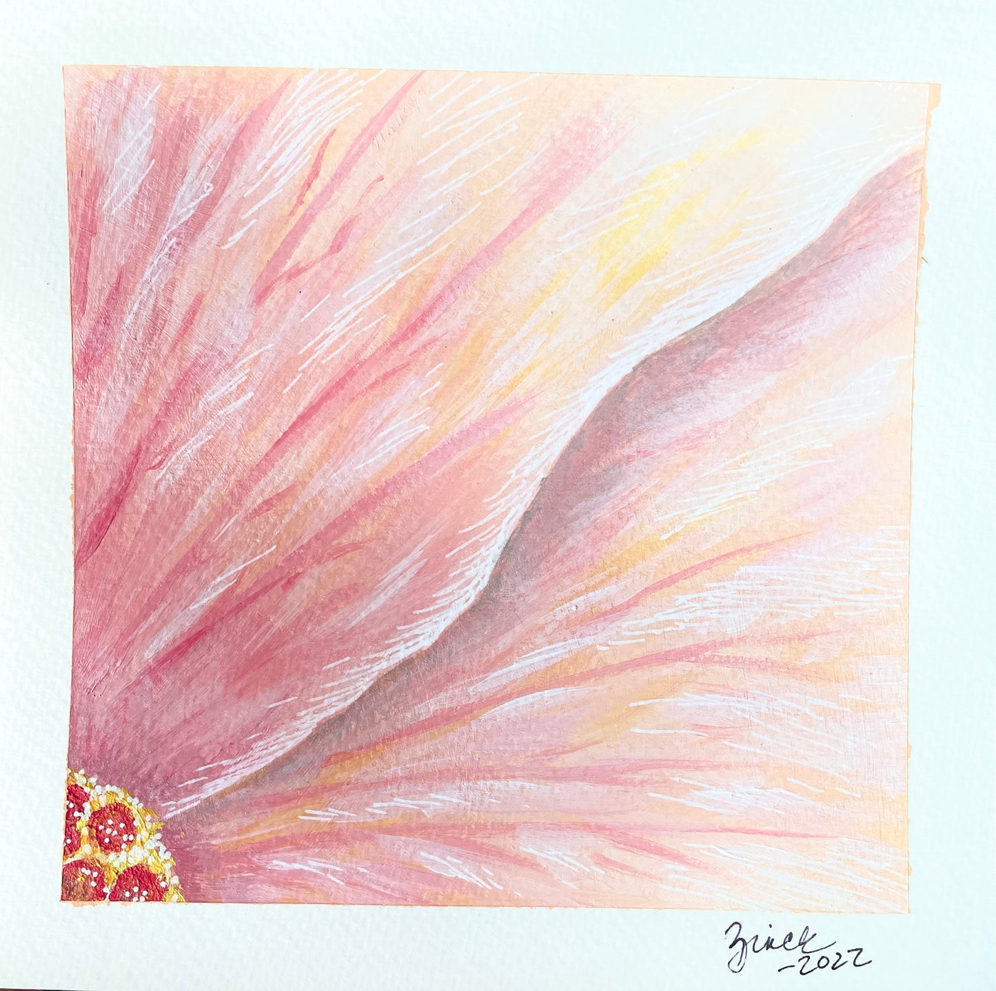 Pink Hibiscus - Framed